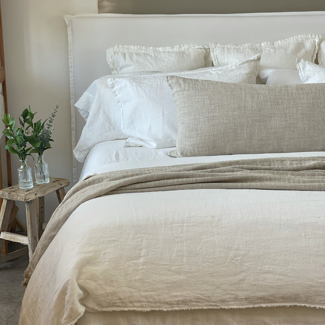ADELE LINEN CUSHION 22" X 22"
