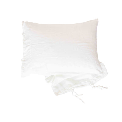 PILLOWCASE SET WITH TIES