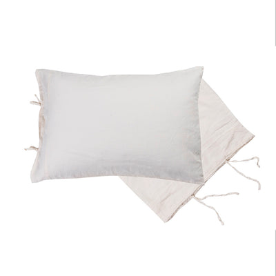PILLOWCASE SET WITH TIES