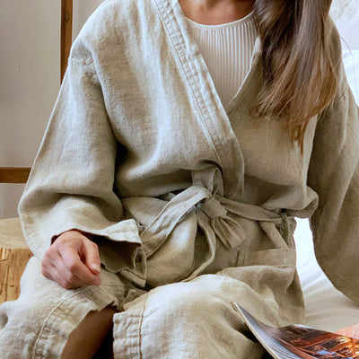 LINEN ROBE